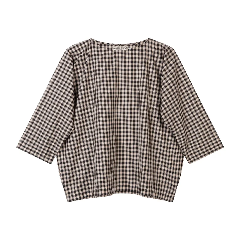 Gingham Cotton Tee Shirt