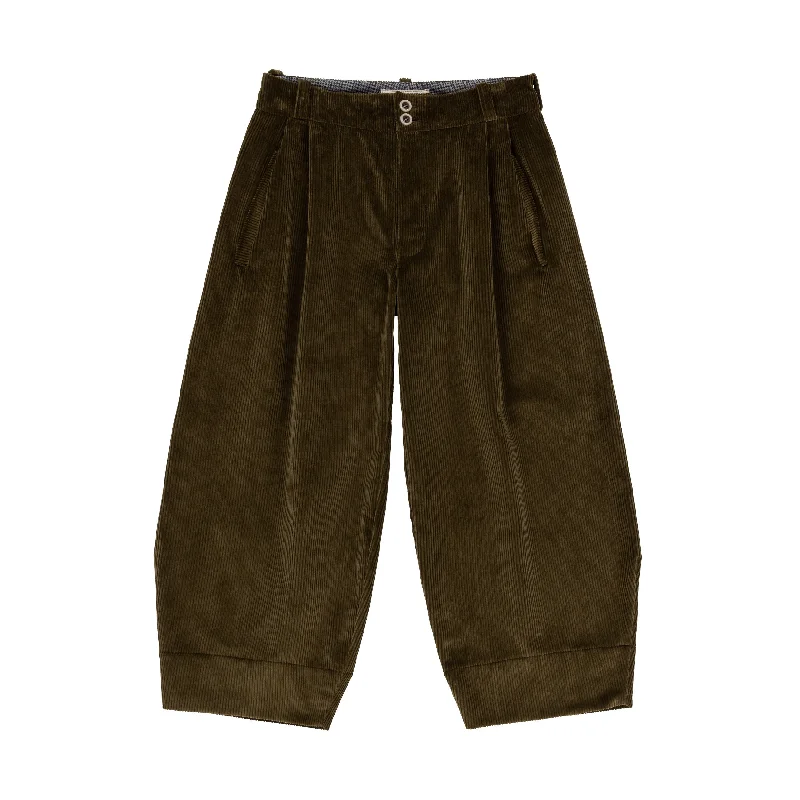 Dutch Trouser in Olive Corduroy