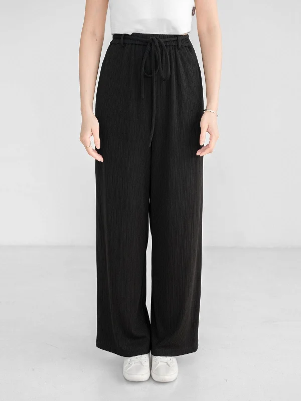 Diane Draped Wide Leg Pants (Long/ Short ver.)