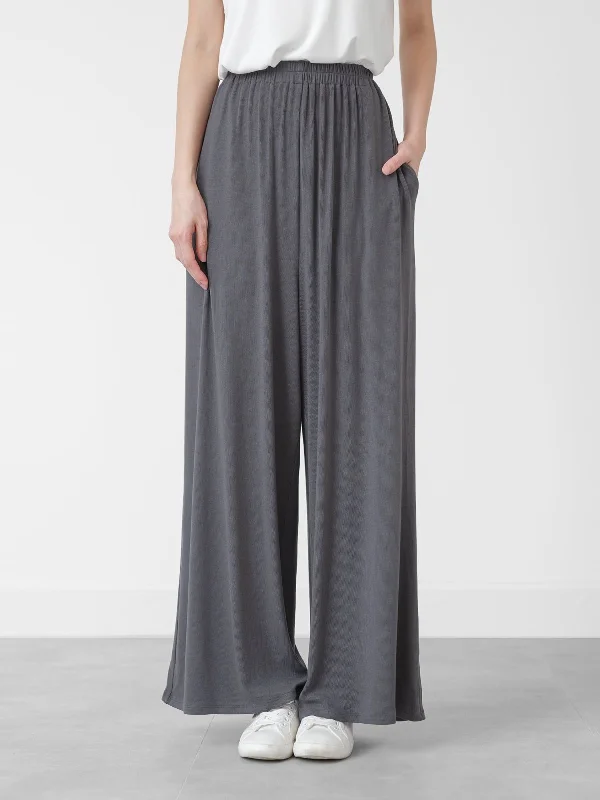 Aria Relaxed Ribbed Knit Pants