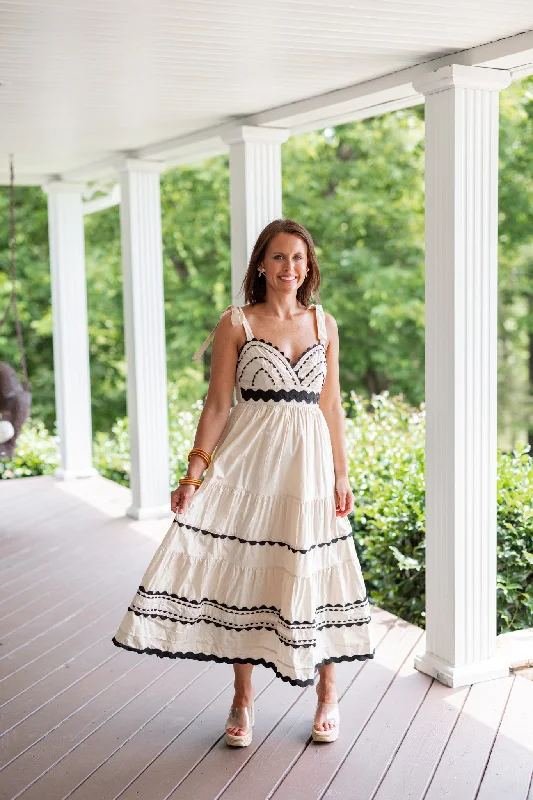 Beautiful Day Almond Midi Dress