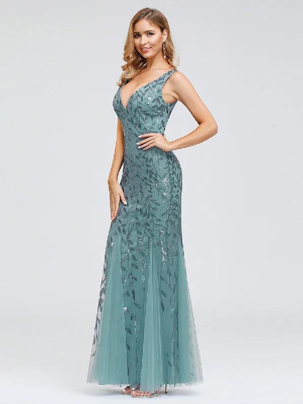 Classic Fishtail Sequin Wholesale Evening Dresses for Women