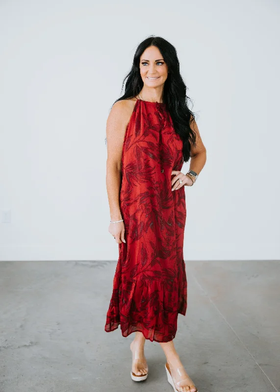 Keely Halter Maxi Dress