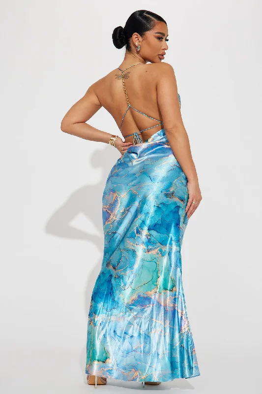 La Rochelle Maxi Dress - Blue