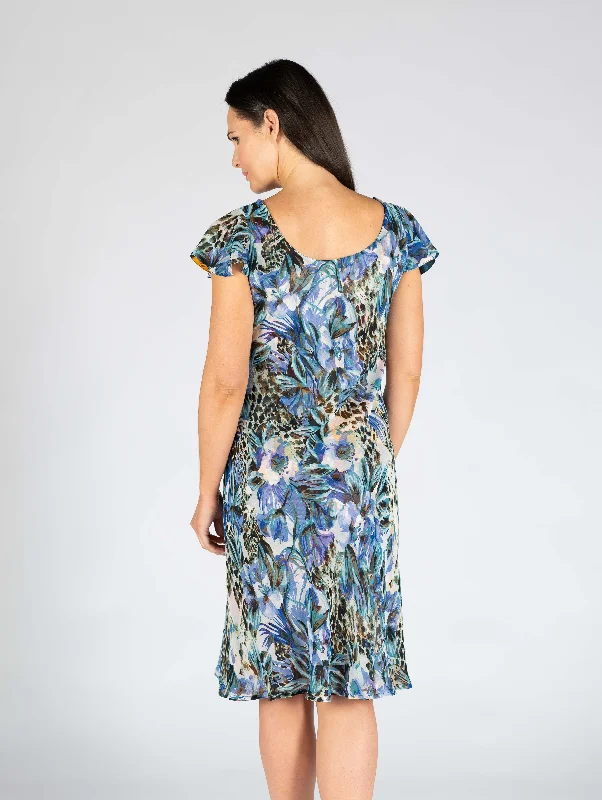 Reversible Multi Print Dress