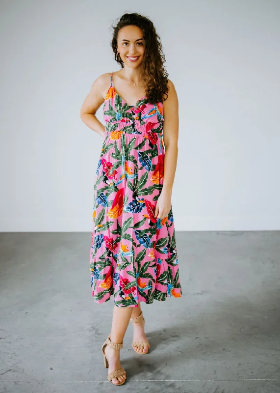 Tallulah Tropical Print Dress