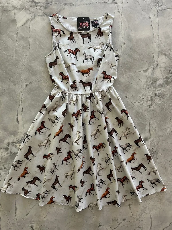 5369 Horses Vintage Dress