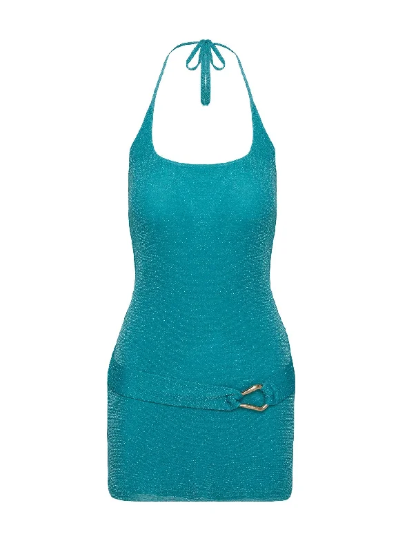 Armonia Mini Dress Teal