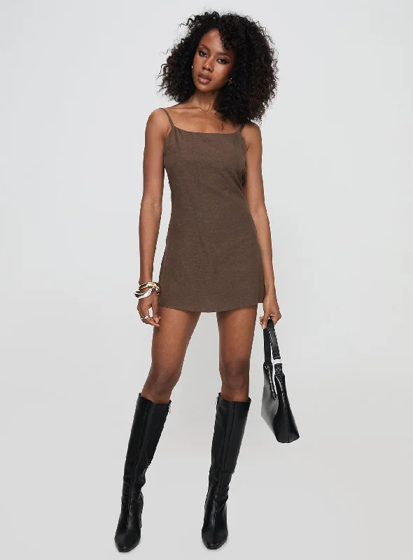 Cookie Mini Dress Chocolate