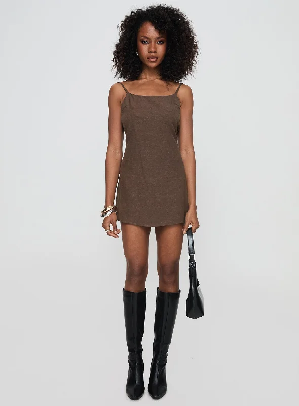 Cookie Mini Dress Chocolate