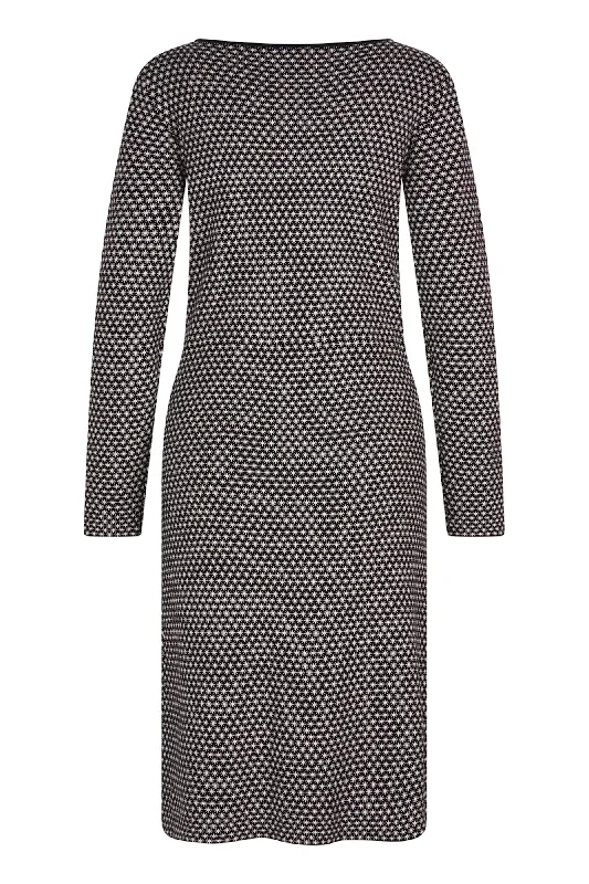 Zilch Cotton Jacquard Dress With Pocket